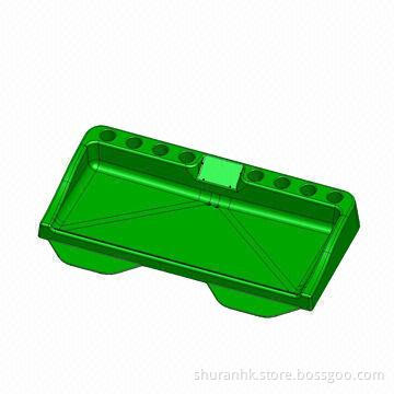 Rectangular golf ball tray
